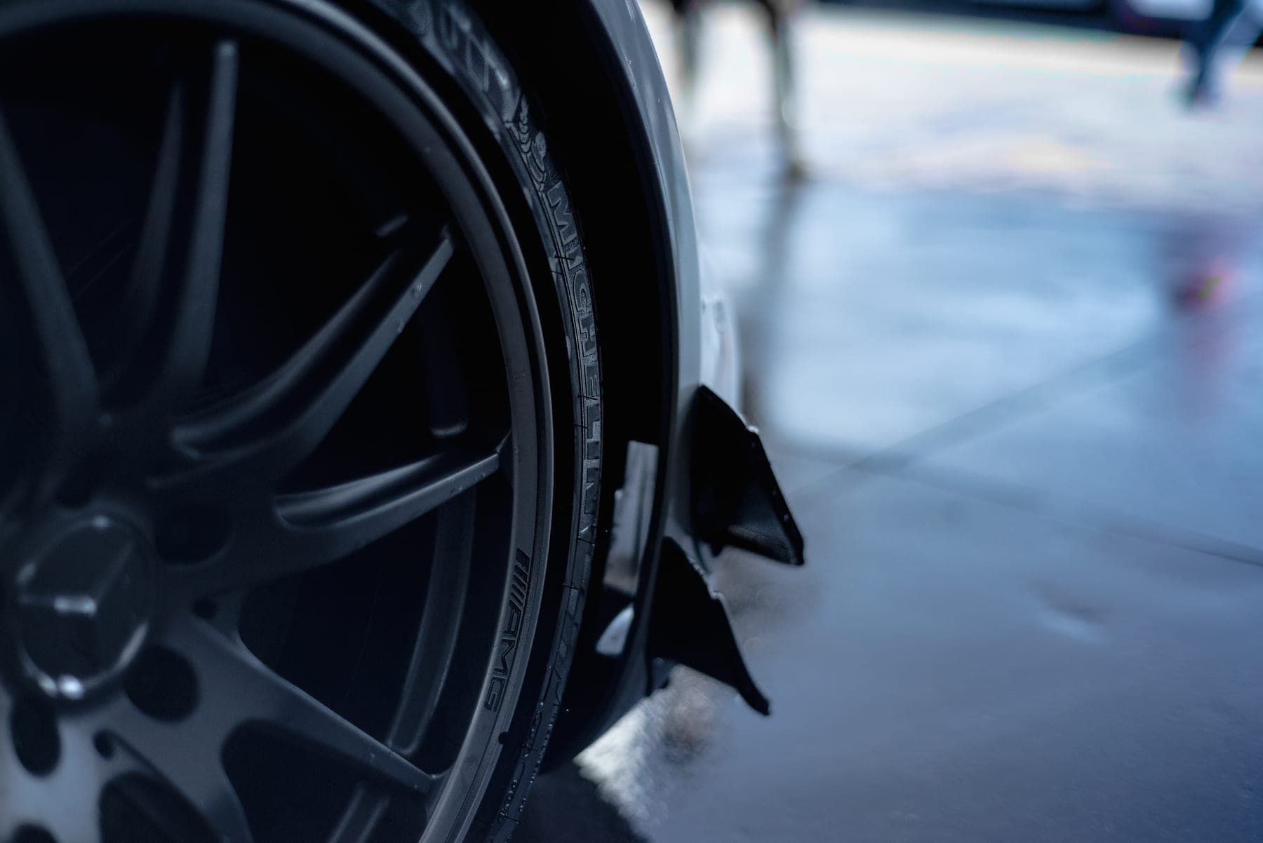 Mercedes-AMG GT forged wheel, close