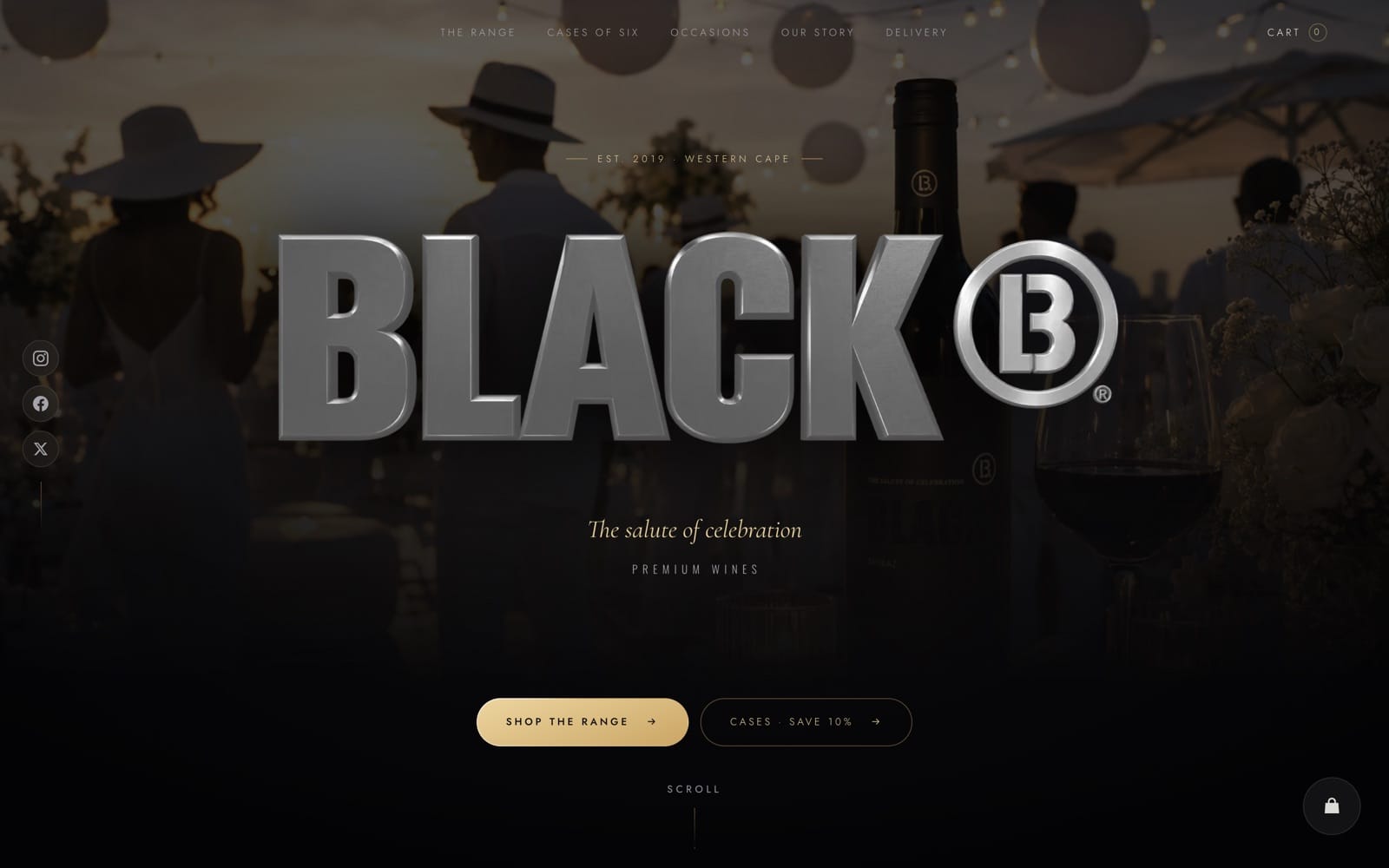 The Black Wines site
